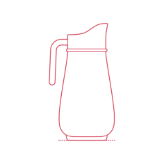 Objects Beverage Serveware Ikea Tillbringare Pitcher Line Tracing Svg Vector, Free Vectors File